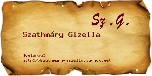 Szathmáry Gizella névjegykártya